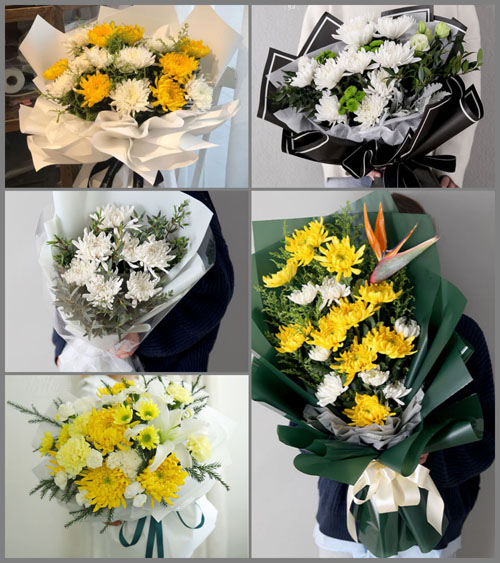 河北石家庄辛集市中里厢乡白事花束代送